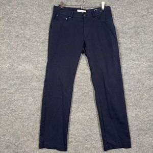 Brax Mens Sz 32X32 Chino Pants Black Chuck Modern Fit Cotton Blend Straight Leg